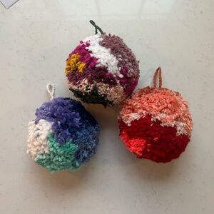 Anthropologie Pom Pom Ornaments